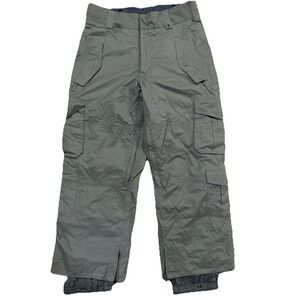Analog Grey Snowboard‎ Ski Unisex Small (34x28) Pants Zipped Pockets